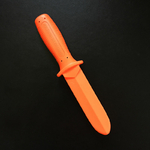 couteau entrainement orange