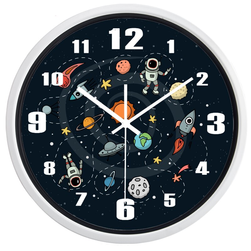 Horloge-murale-pour-chambre-coucher-dessin-anim-pilote-d-espace-sans-tic-tac