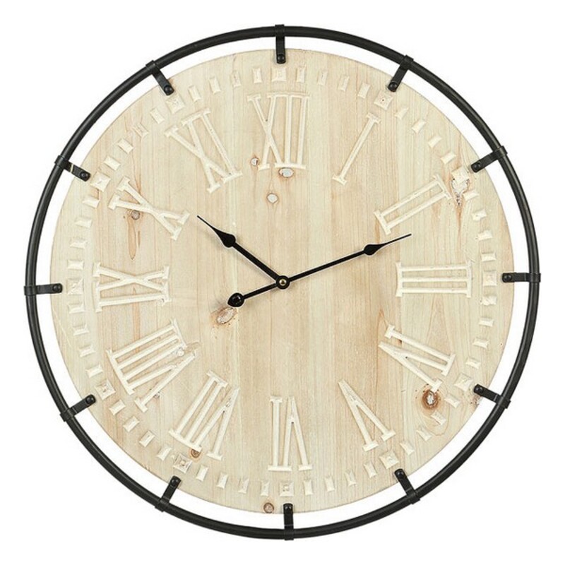 Horloge Murale Circulaire Marron 60 cm