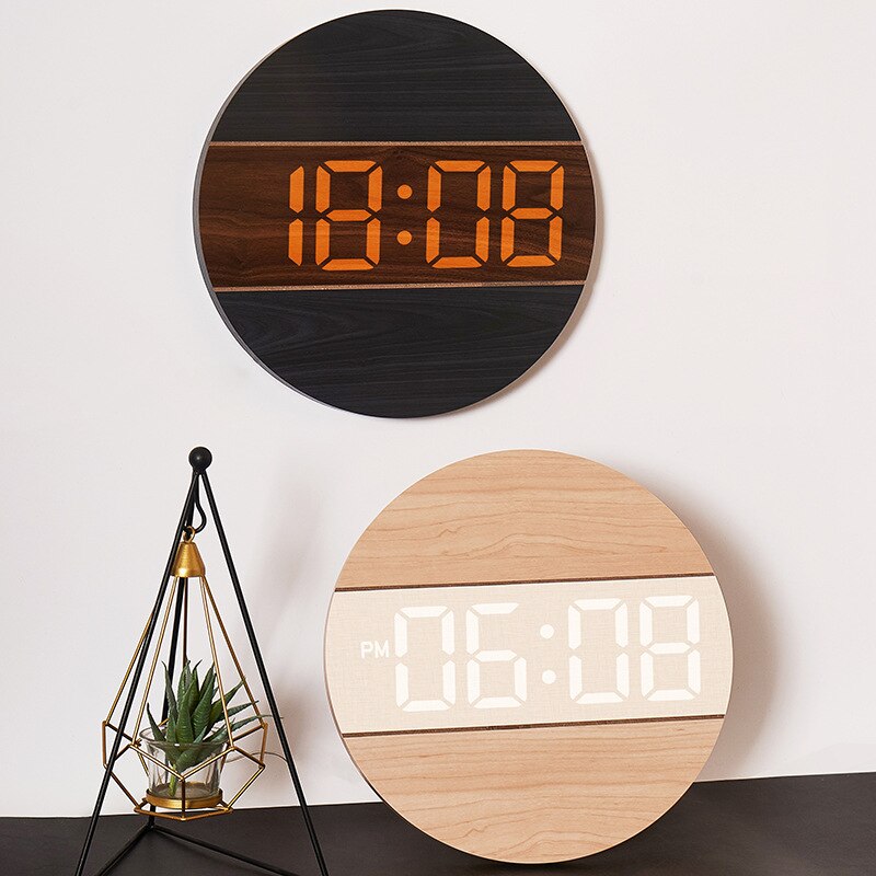 Horloge-murale-LED-Style-japonais-Simple-24-12-heures-r-glage-automatique-de-la-luminosit-salon