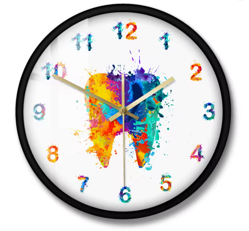 horloge murale dentiste