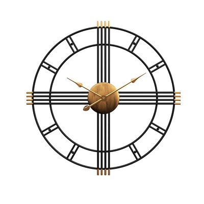 Horloge-murale-cr-ative-r-tro-fer-chiffres-romains-muet-horloge-murale-piles-horloge-murale-ronde