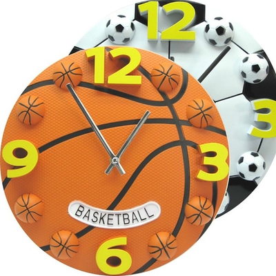 Horloge murale sportive pour enfant 30cm