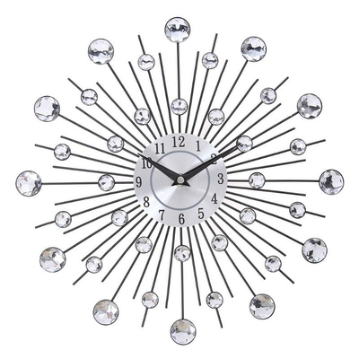 33cm-Vintage-m-tal-cristal-Sunburst-horloge-murale-de-luxe-diamant-grande-moderne-horloge-murale-Da