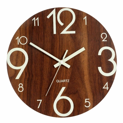 Horloge-murale-lumineuse-chaud-horloges-murales-de-cuisine-silencieuses-en-bois-de-12-pouces-avec-veilleuses