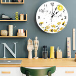Horloge-murale-ronde-en-forme-de-papillon-motifs-de-fleurs-de-soleil-et-de-lettres-dessin