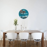 horloge murale ski 1