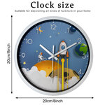 Horloge murale astronaute silencieuse – 20,3 cm (2)