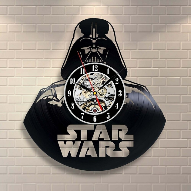 Horloge Vinyle Star Wars 30 cm - L'Horloge Murale