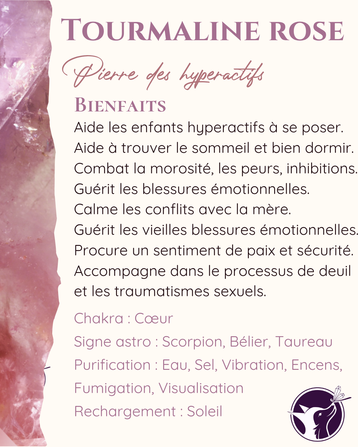 tourmaline rose