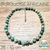 collier en pierre semi precieuse turquoise