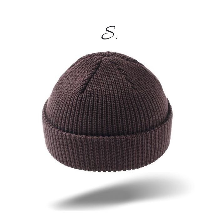 Bonnet marin bordeaux, bonnet docker en coton homme femme livré 48h!