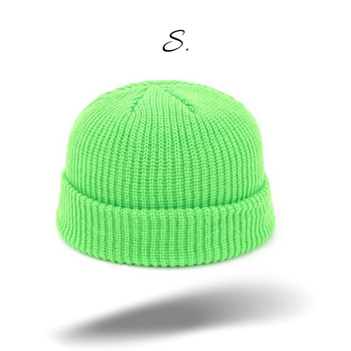 casquette sans visière bonnet marins vert opaline