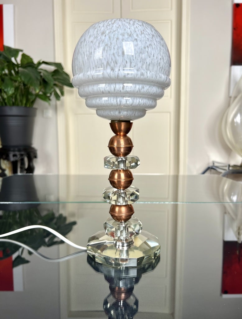 lampe-art-deco-cristal-cuivre-globe-verre-clichy-antiquaire-brocante-vintage