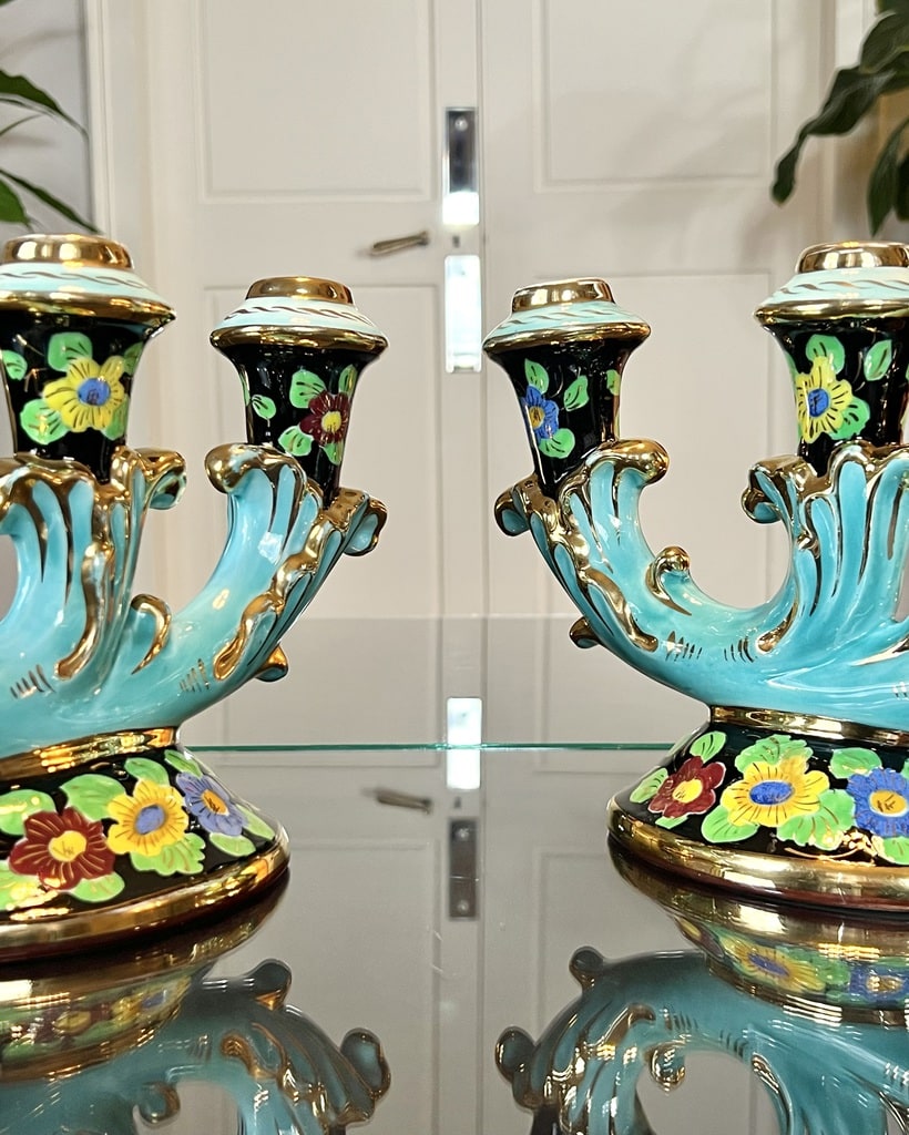 paier-de-chandeliers-ceramique-monaco-decoration-vintage-brocante-antiquites