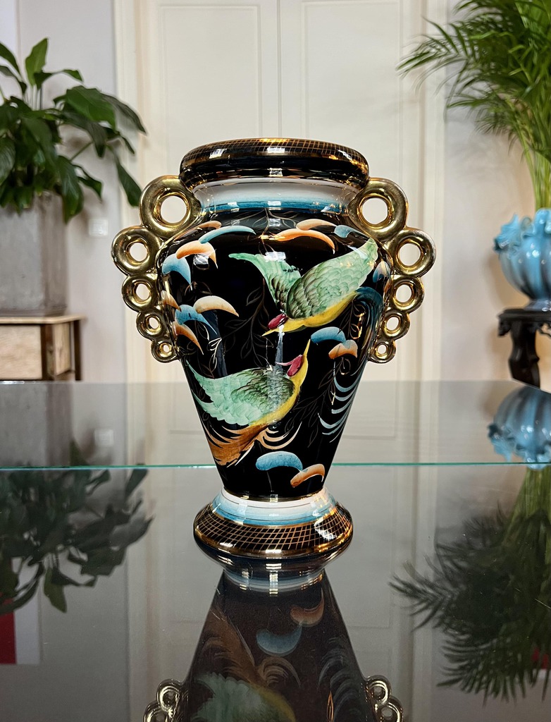 Vase vintage en faïence