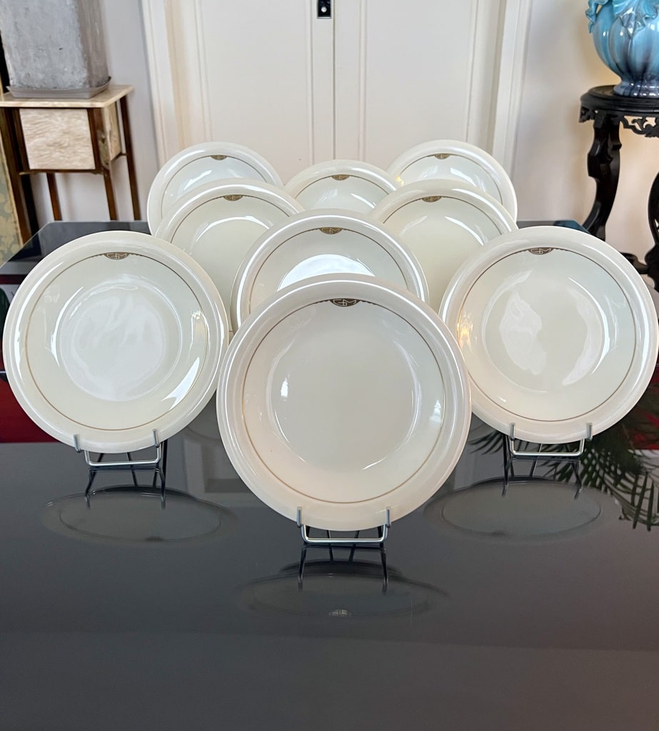 assiettes-art-deco-porcelaine-decor-rouard-paris-1930-style-antiquites-brocante