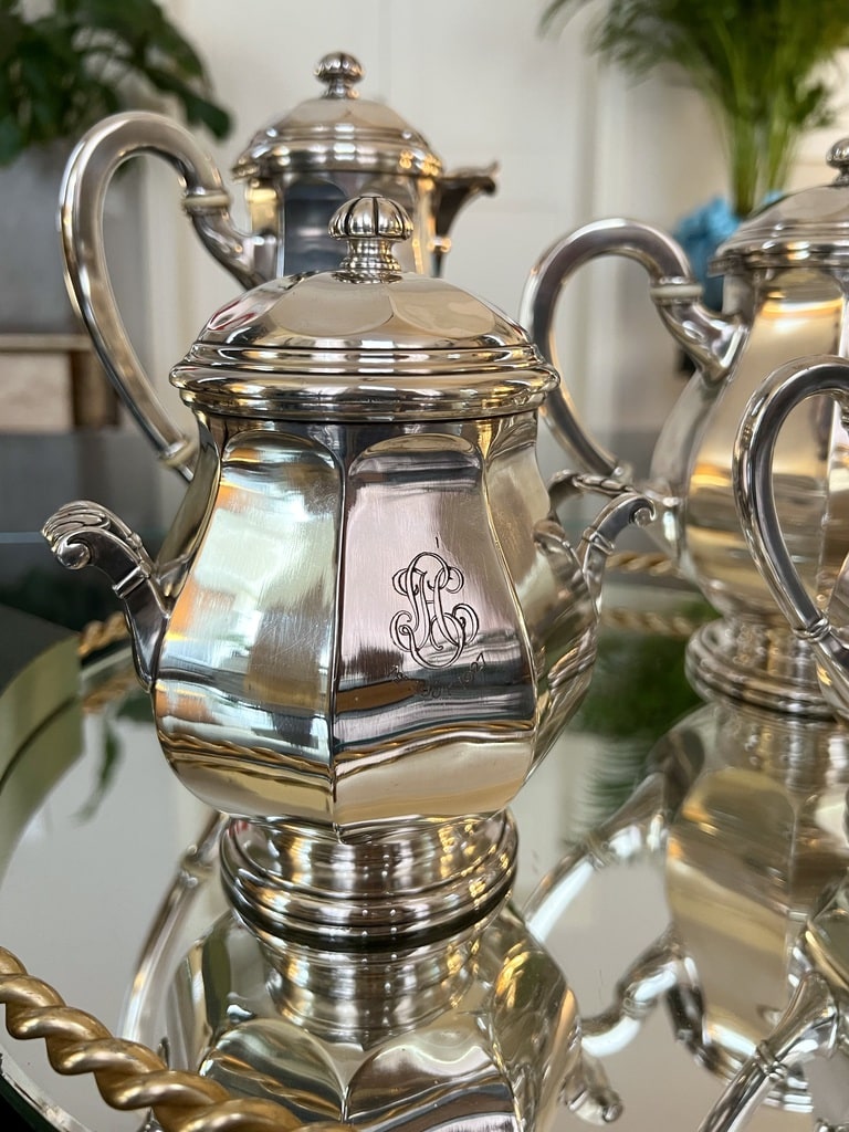sucrier-metal-argente-monogrammes-service-art-déco-art-de-la-table-vaisselle-ancienne-20e-siecle