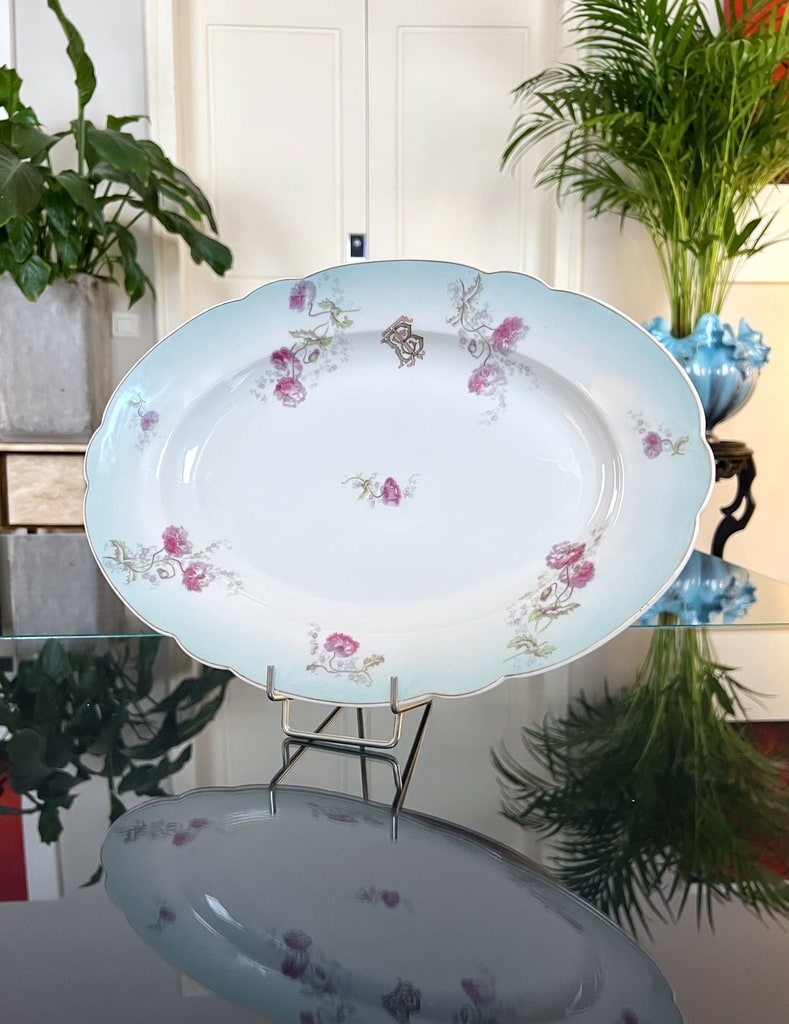 plat-de-service-porcelaine-vaisselle-ancienne-19e-siècle-antiquaire-brocante-en-ligne