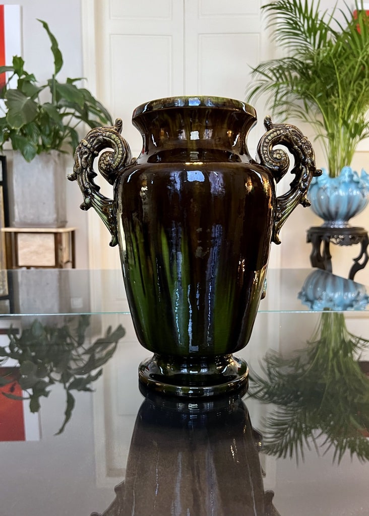 vase-barbotine-napoleon-3-19e-siecle-decoration-romantique-classique-antiquites-brocante-en-ligne