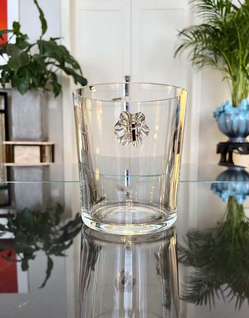 Seau à Glace Vintage En Cristal Taillé - Transparent - Occasion