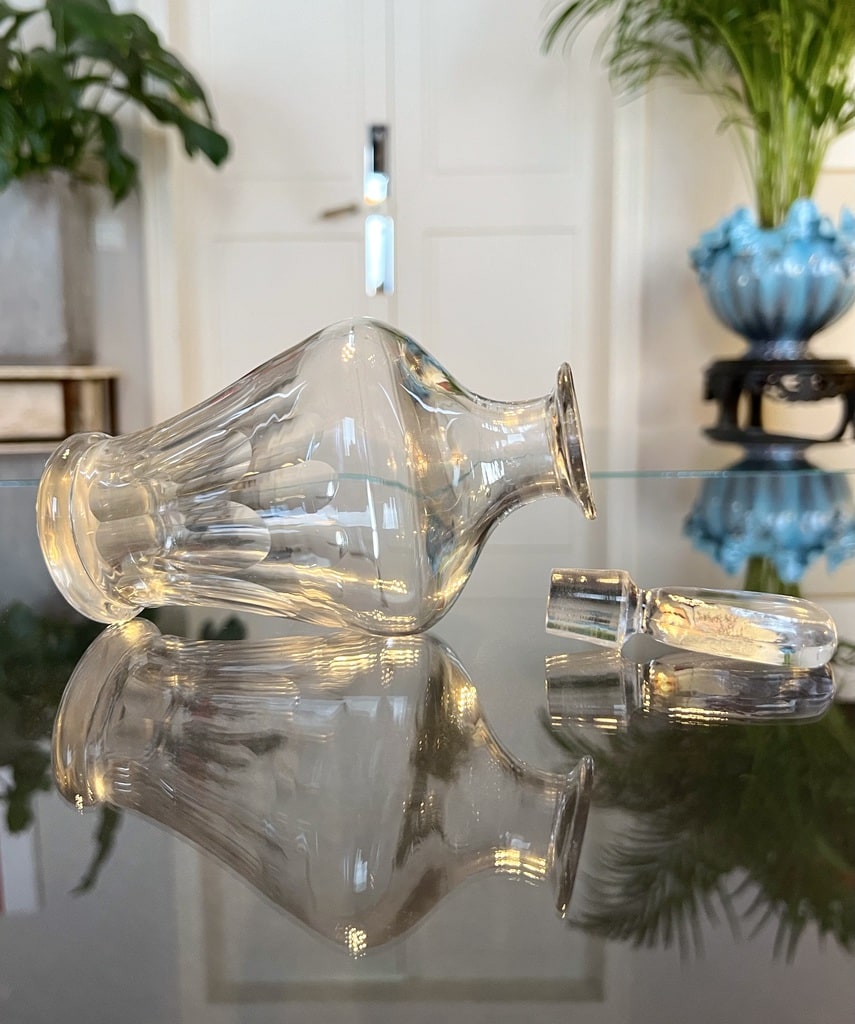 bouteille-en-verre-flacon-vinaigre-huile-sauce-art-de-la-table-vintage-brocante-en-ligne-antiquites