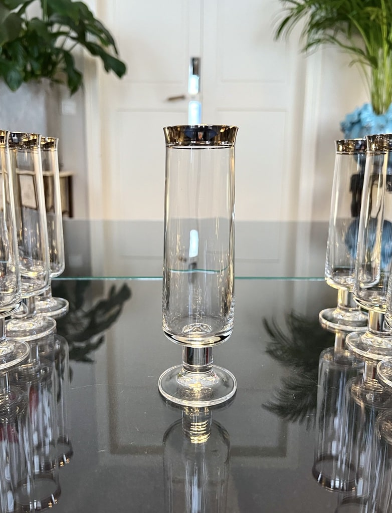 flutes-a-champagne-cristal-service-verres-vintage-1970-platine-rumba-rosenthal-antiquites-brocante-en-ligne