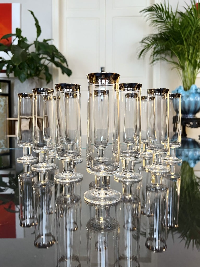 flutes-champagne-vintage-cristal-1970-thomas-rosenthal-platine-argent-vaisselle-ancienne-brocante-en-ligne