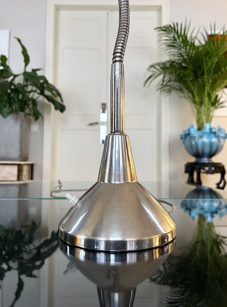 lampe-articule-metal-chrome-vintage-luminaire-20e-siecle-antiquites-brocante-decoration