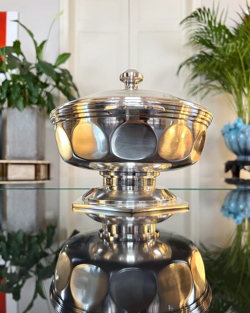 plat-de-service-metal-argente-legumier-vaisselle-art-deco-antiquites-brocante