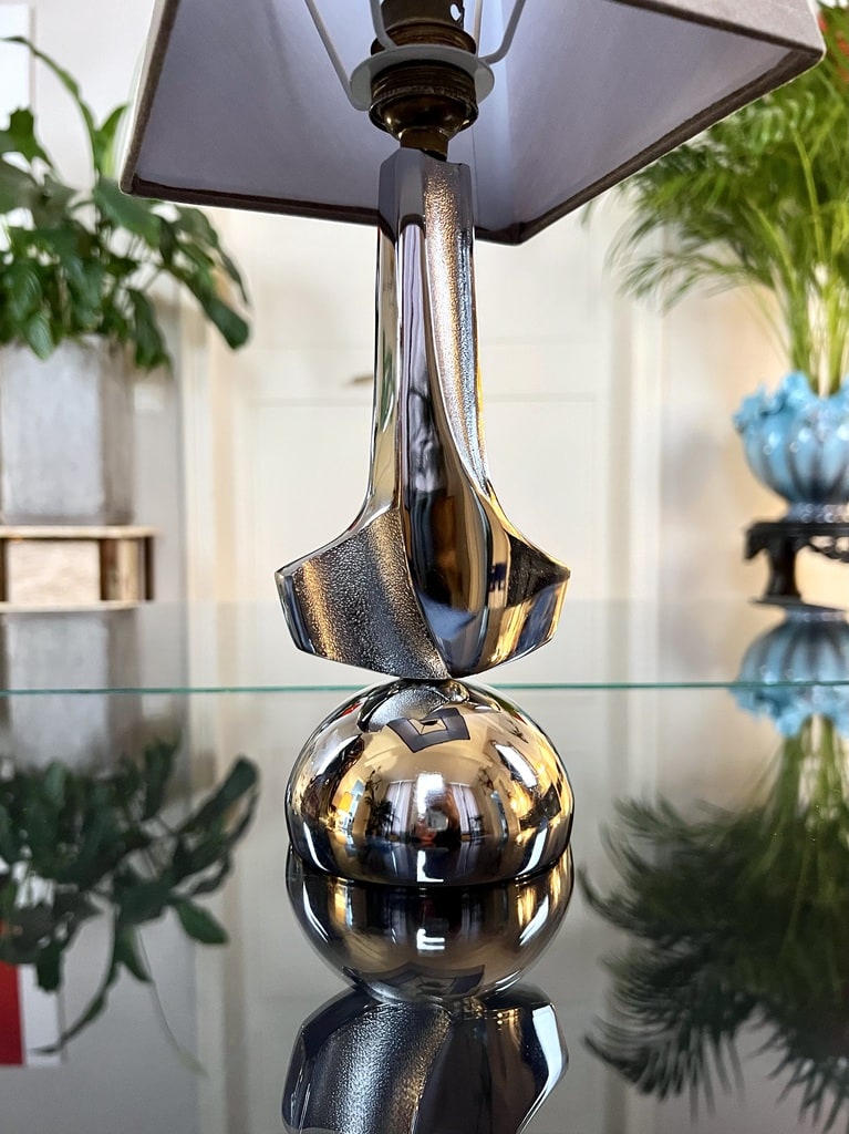 lampe-art-deco-moderniste-metal-chrome-luminaire-design-brocante-vintage
