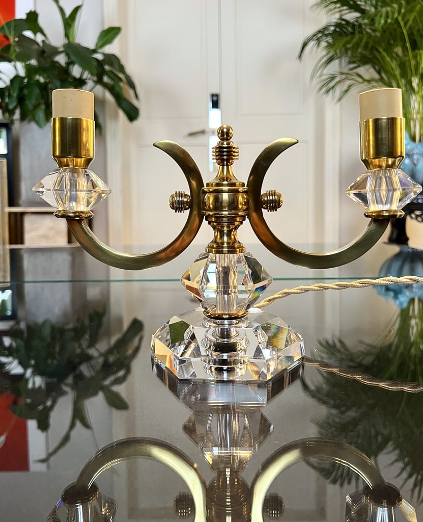 pied-de-lampe-ancienne-en-cristal-et-laiton-epoque-art-deco-brocante-antiquites-20e-siecle