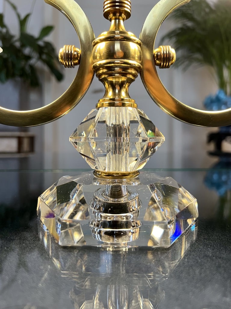 lampe-en-cristal-et-laiton-transparent-dore-luminaire-ancien-brocante-style-art-deco-antiquites