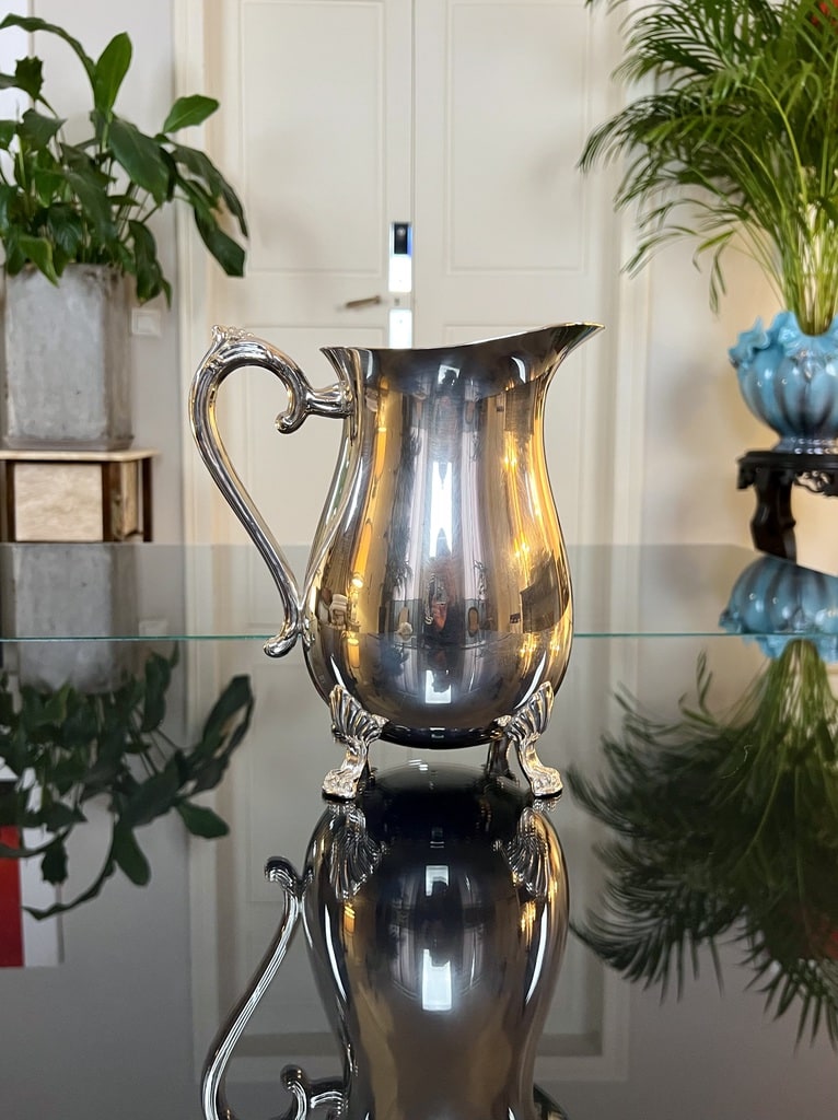 pichet-carafe-en-metal-argente-vaisselle-ancienne-brocante-antiquaire