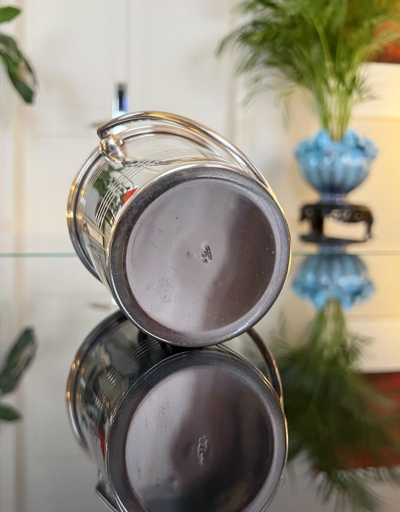 Seau à glace pour le vin avec anses en argent | Maisons du Monde