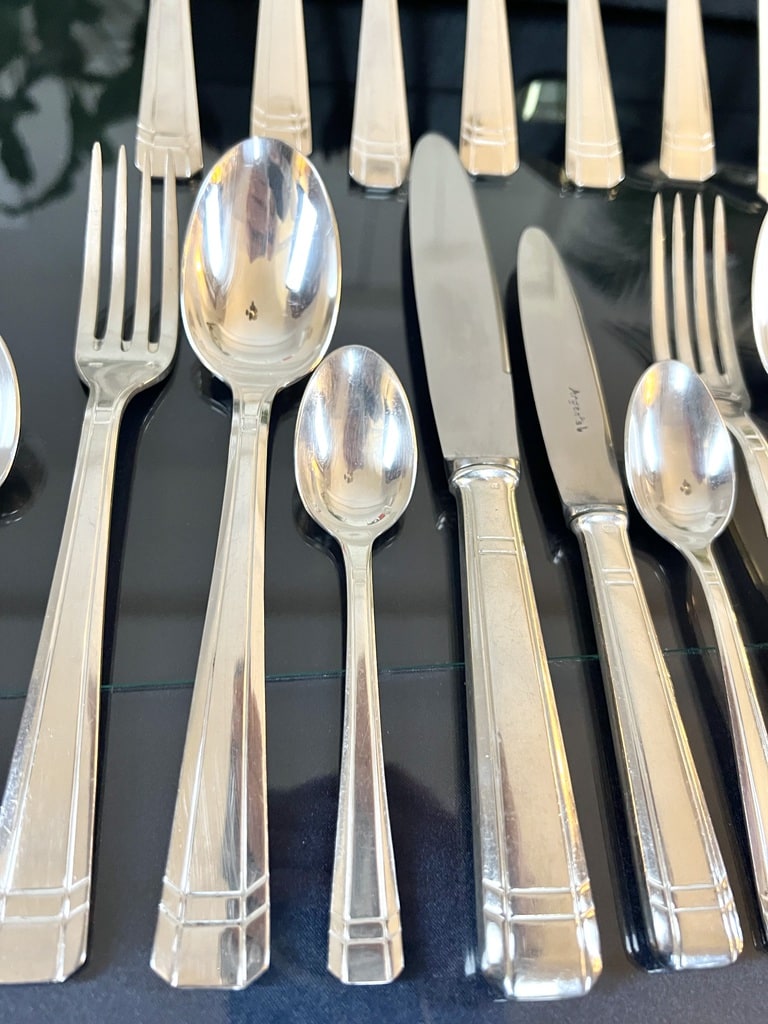 couverts-metal-argente-art-deco-orfevre-argental-cuilleres-fourchettes-brocante