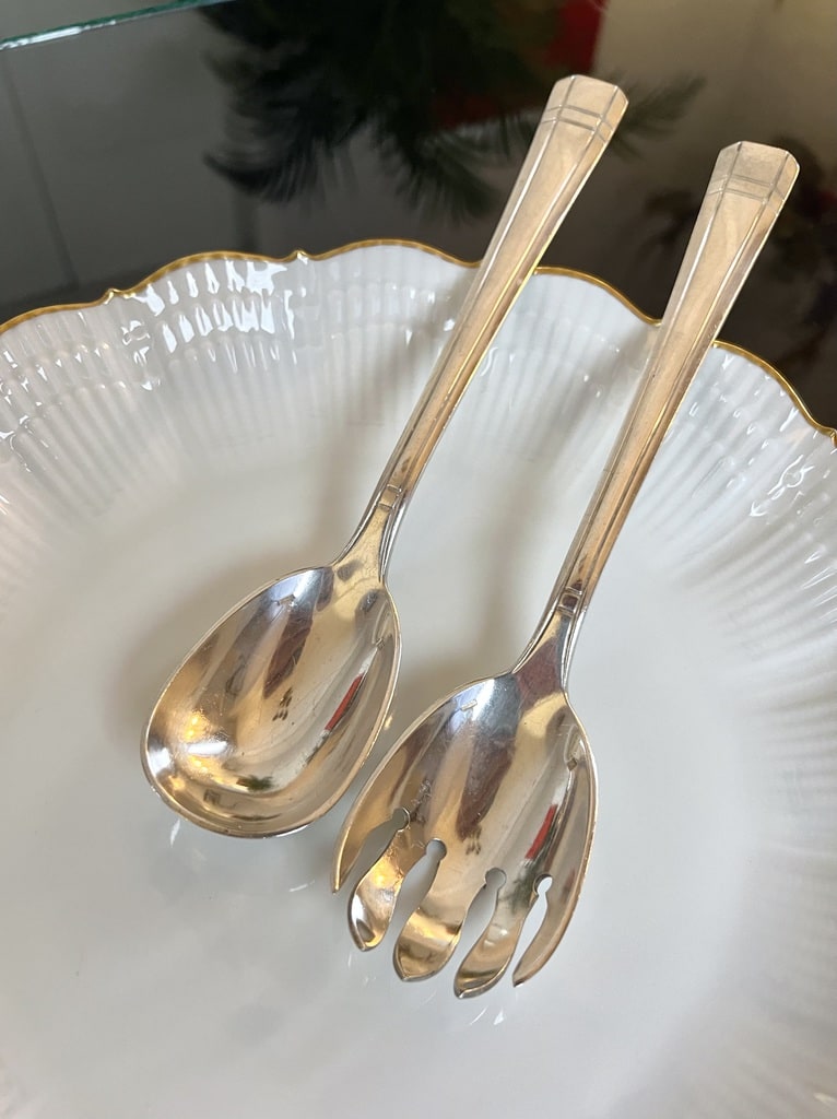 paire-de-cuilleres-de-service-salade-metal-argente-vaisselle-vintage-style-art-deco-antiquites-brocante