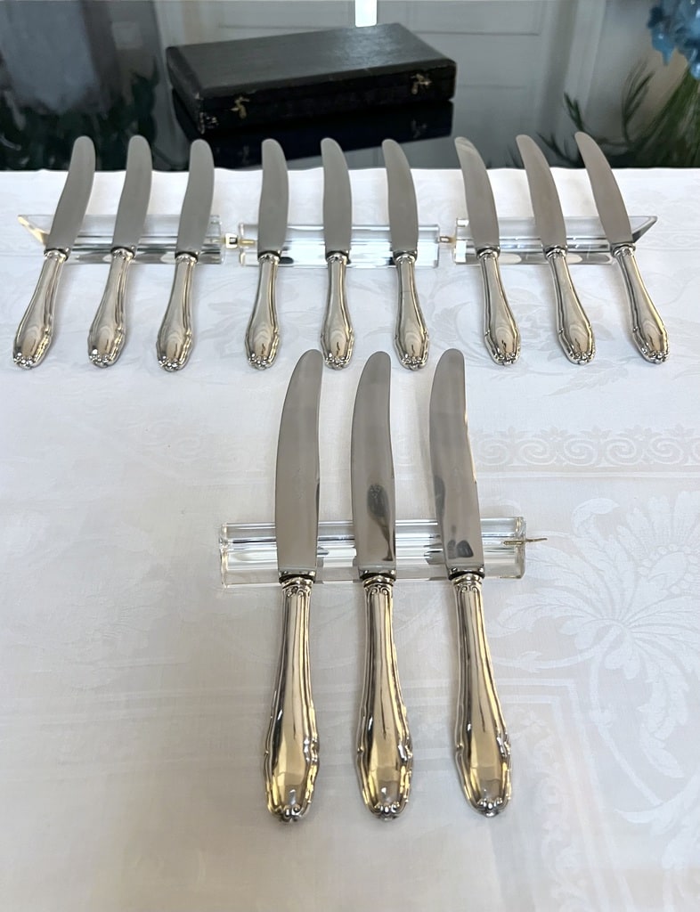 6 Couteaux Anciens Argent - La Mauvaise Réputation
