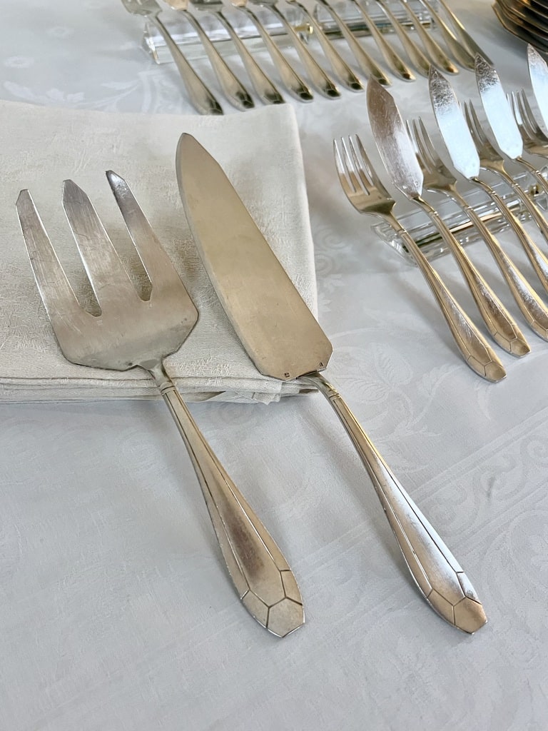 service-de-table-ancien-metal-argente-vaisselle-epoque-art-deco-brocante-art-de-la-table