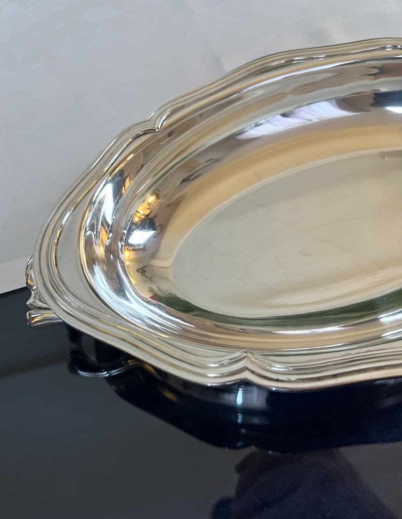 piece-de-forme-en-metal-argente-plat-de-service-vintage-art-de-la-table-brocante-antiquites