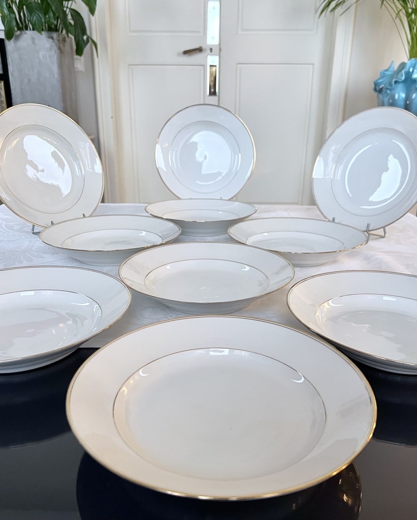 service-assiettes-creuses-porcelaine-de-limoges-vaisselle-blanche-et-or-brocante-en-ligne