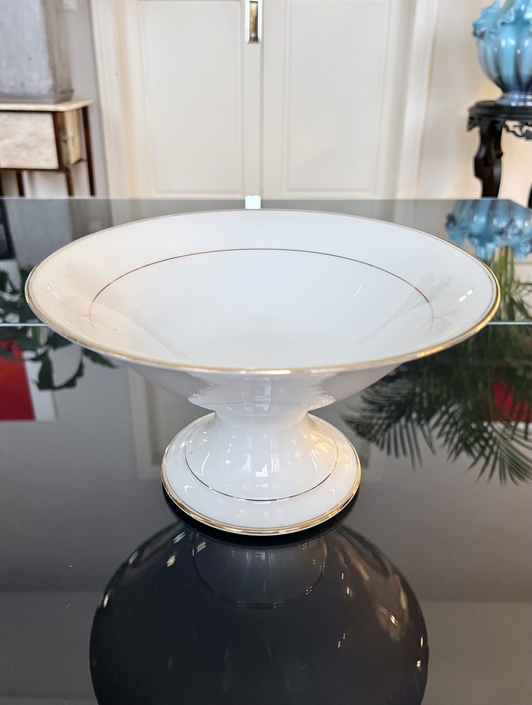 coupe-de-service-ancienne-fruits-dessert-porcelaine-de-limoges-vaisselle-blanche-filets-or-brocante-antiquaire