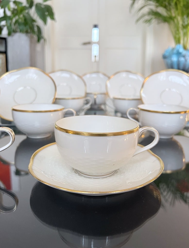 service-tasses-the-cafe-rouard-porcelaine-blanche-or-fin-france-brocante-antiquites