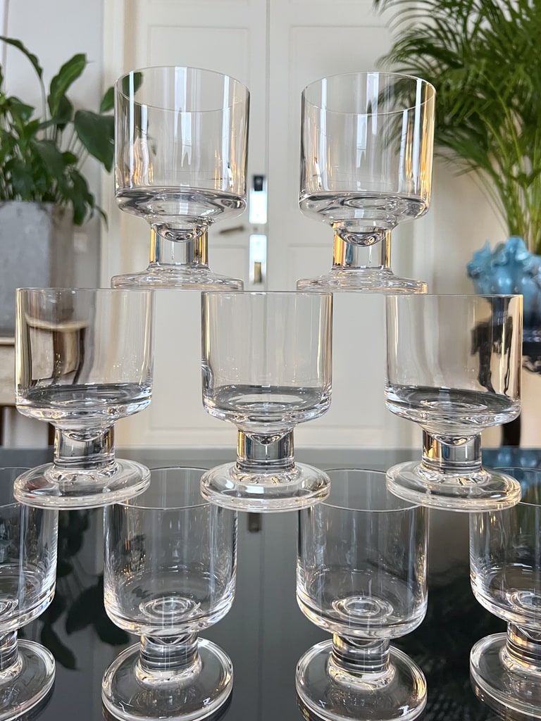 verres-a-eau-vintage-style-1970-art-de-la-table-verre-a-pied-brocante-vaisselle