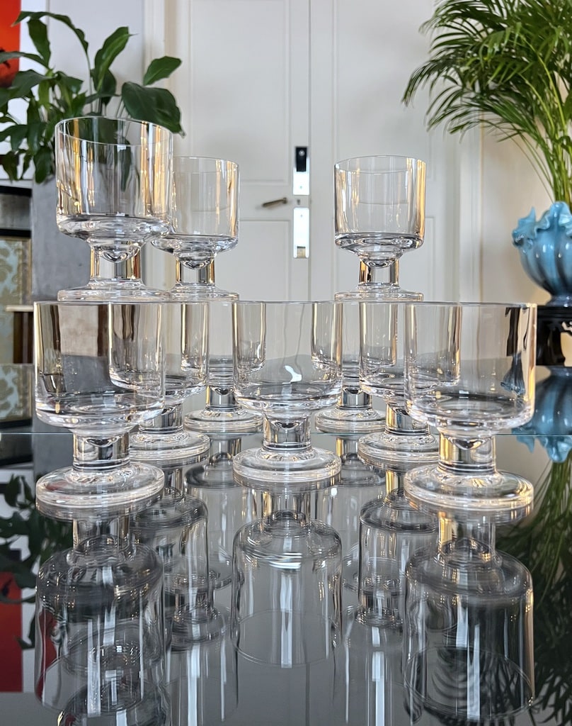 service-de-table-ancien-1970-style-vintage-verres-a-pied-en-cristal-transparent-brocante-art-de-la-table-antiquites