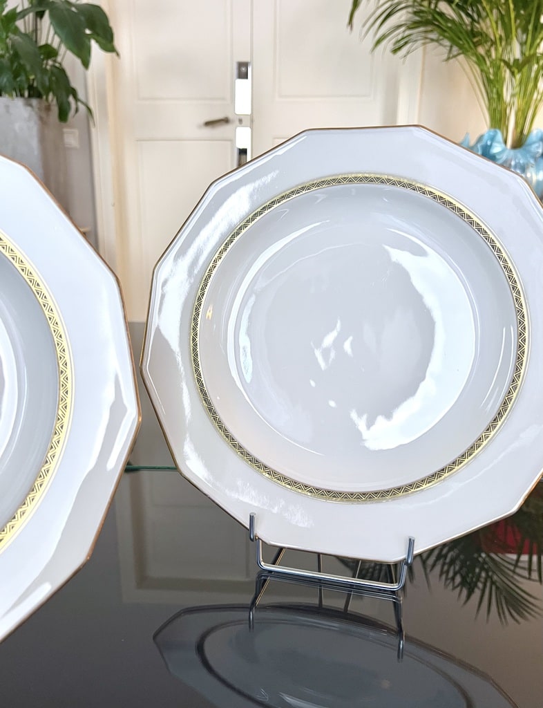 plats-de-service-sauce-legumier-porcelaine-blanche-lanternier-manufacture-limoges-periode-art-deco-antiquaire-brocante