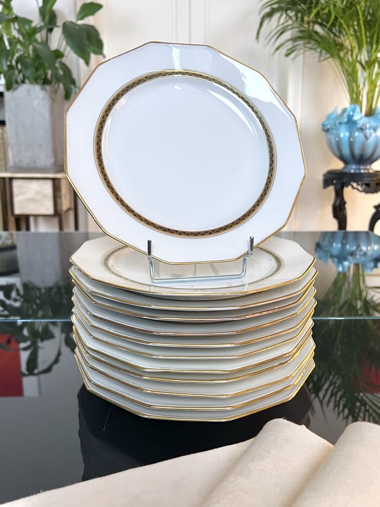 service-de-table-ancien-style-art-deco-porcelaine-blanche-limoges-lanternier-art-de-la-table-1930-brocante-antiquaire
