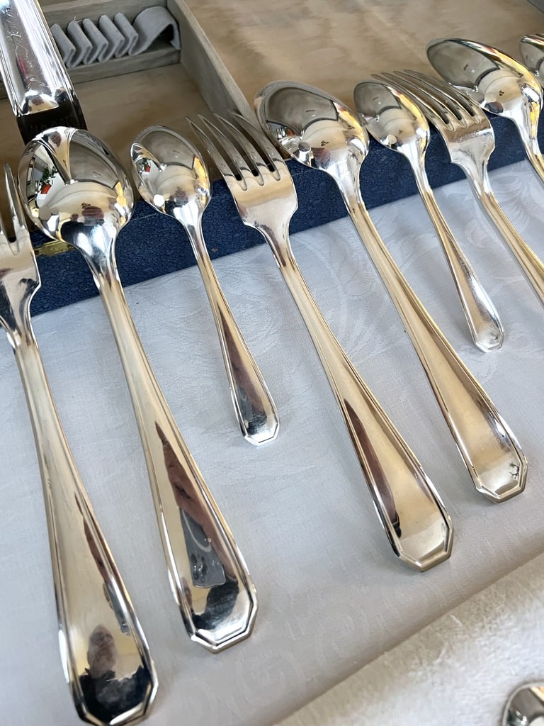 Ménagère métal alliage blanc - Arts de la table