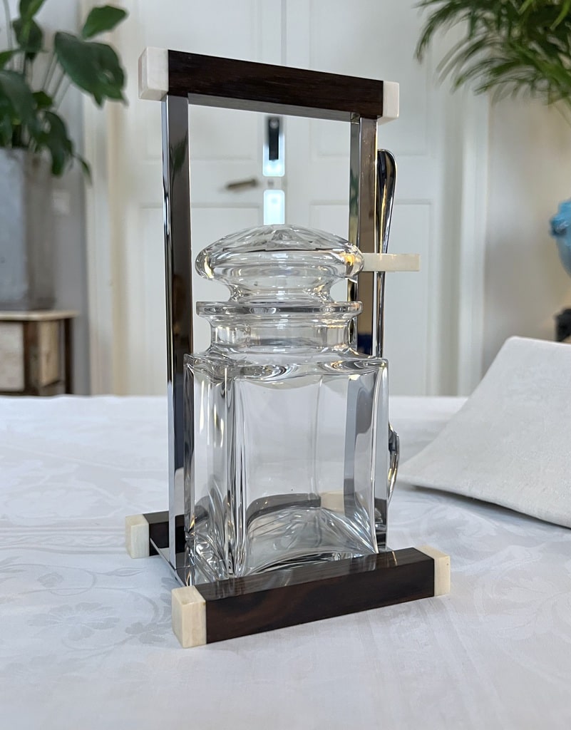 serviteur-a-condiments-art-deco-moderniste-cristal-ebene-macassar-os-et-cristal-vaisselle-moderne-brocante-antiquites