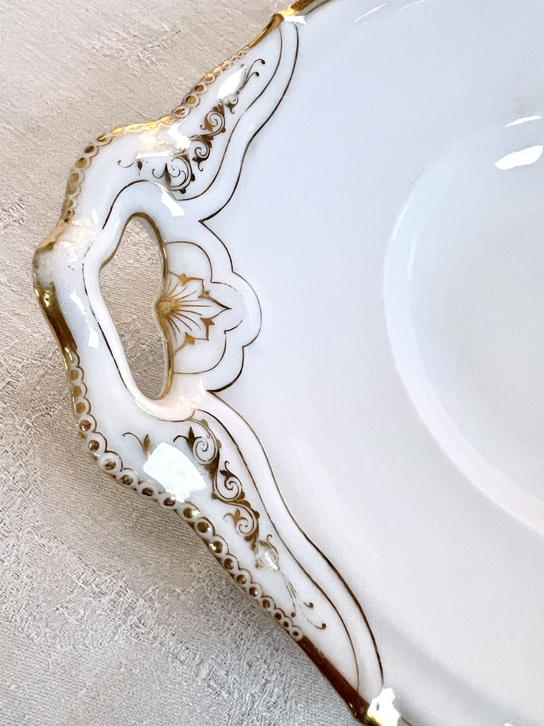 plat-de-service-ancien-viande-poisson-format-ovale-porcelaine-jean-pouyat-limoges-service-de-table-monogramme-or-fin-antiquaire-brocante-